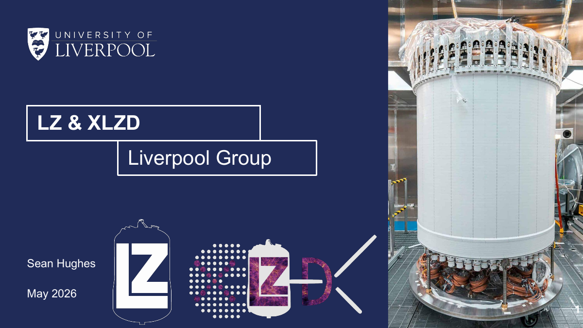 First slide of LZ / XLZD
