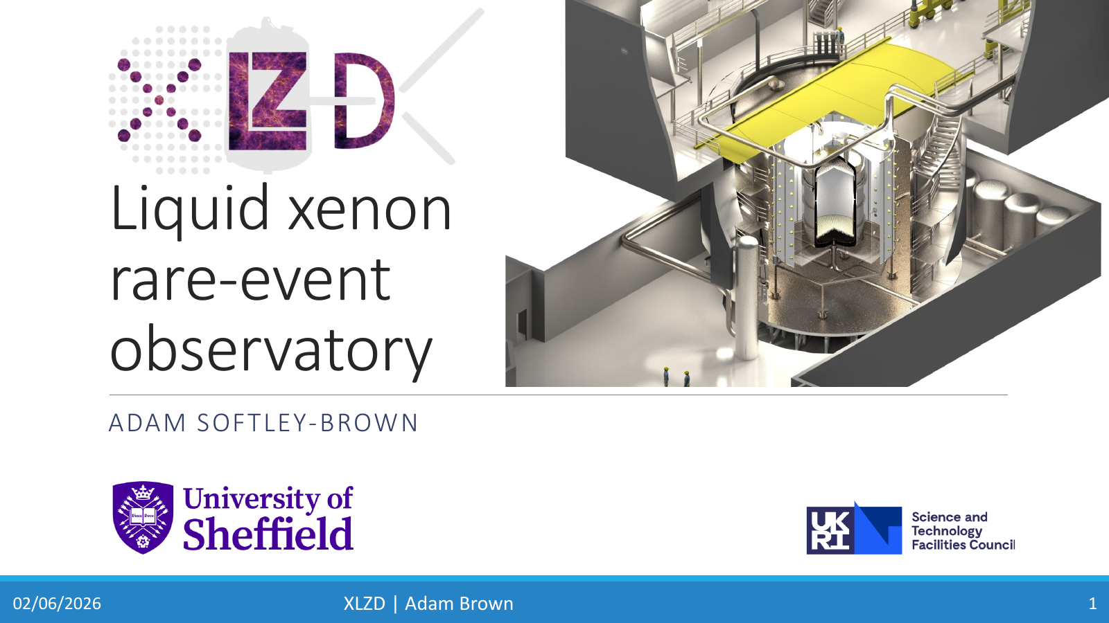 First slide of XLZD – the next generation of dark matter search